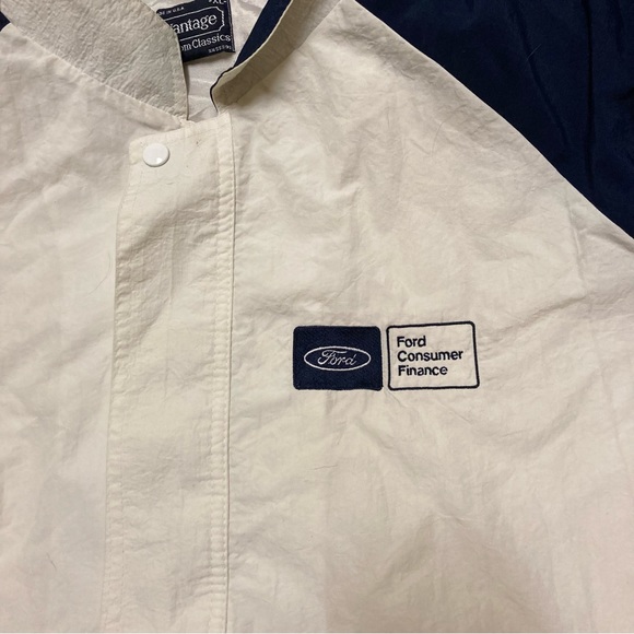 Vintage Ford Bomber Style Windbreaker Jacket - Picture 3 of 4